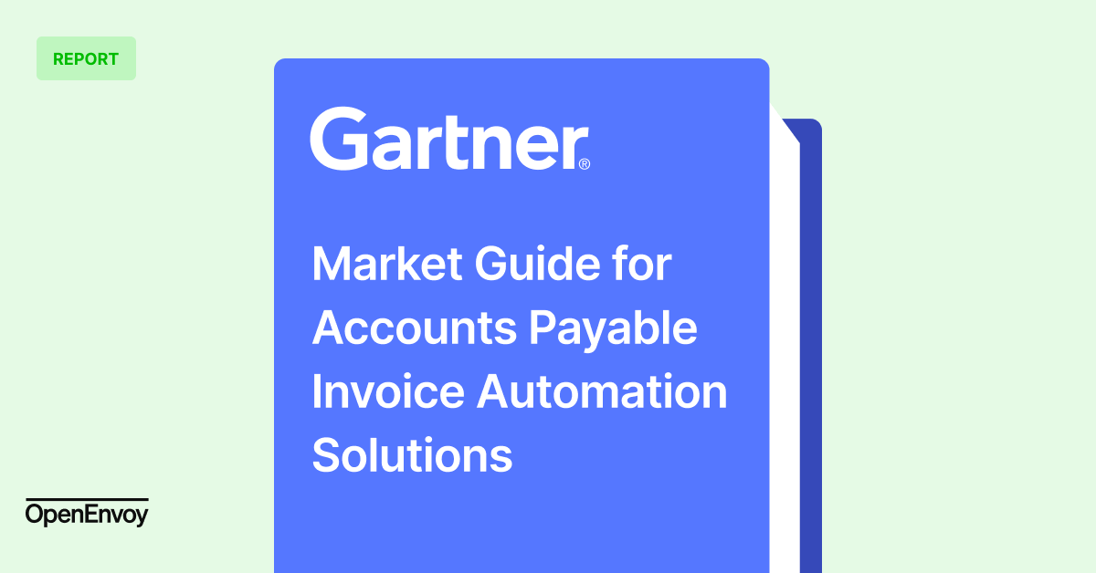 Gartner Market Guide for Accounts Payable Invoice Automation Solutions