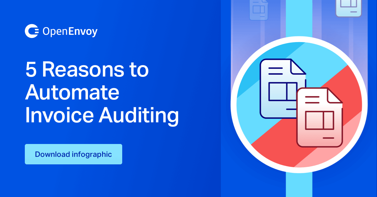 Infographic: 5 Reasons to Automate Auditing of Your Supplier Invoices