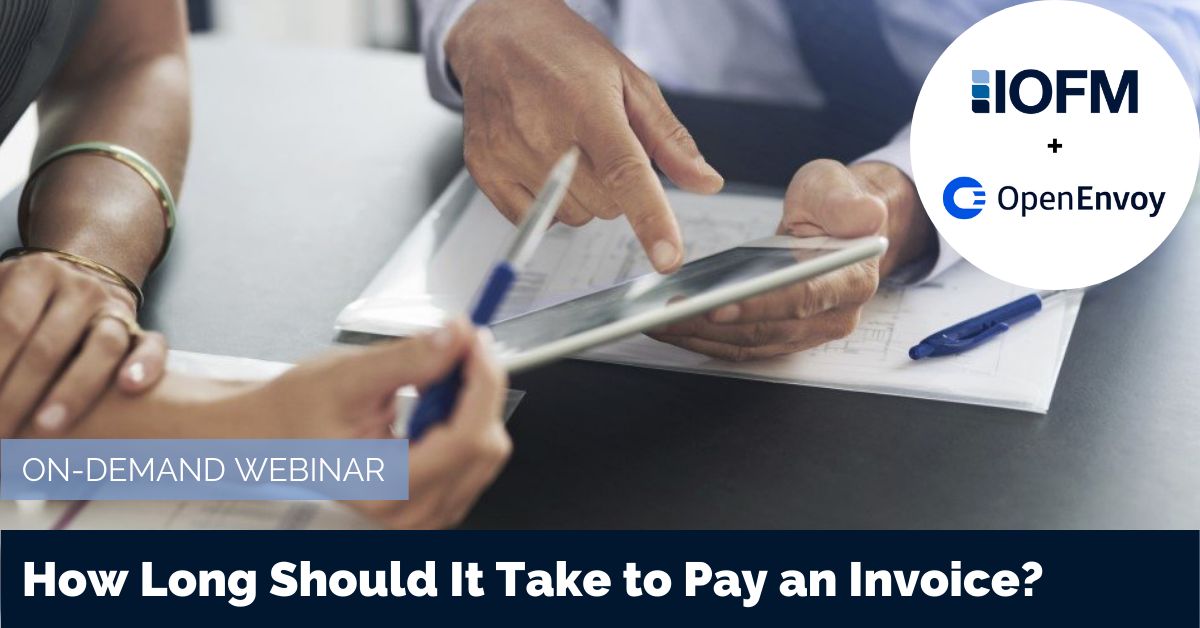 Webinar: How long should it take to pay an invoice