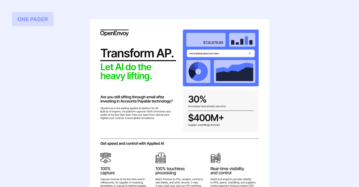 Transform AP - One Pager